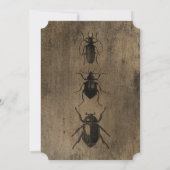 Invitation Vintage Goth Halloween Party (Dos)