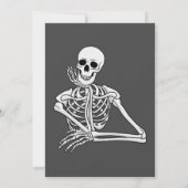 Invitation Vintage Gothique Halloween (Dos)