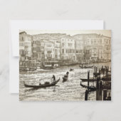Invitation vintage GRAND CANAL (Devant)