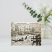 Invitation vintage GRAND CANAL (Debout devant)