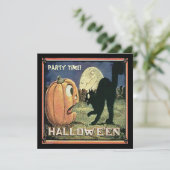 Invitation Vintage Halloween (Debout devant)