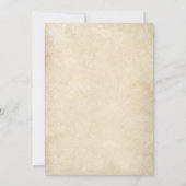 Invitation Vintage Halloween Citrouille adulte (Dos)