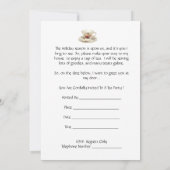Invitation vintage Holiday Tea Party (Dos)
