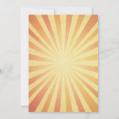 Invitation Vintage homme en costume (Dos)