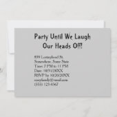 Invitation Vintage Horseman Halloween Party (Dos)