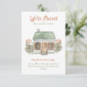 Invitation Vintage House Moving Announcement  (Debout devant)