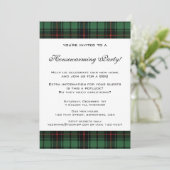 Invitation Vintage Houseréchauffer, Tartan Davidson Motif (Debout devant)