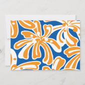 Invitation Vintage Hula Dancer Luau (Dos)