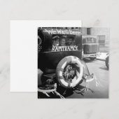 Invitation Vintage interdiction Bière, Nous voulons la bière, (Devant / Derrière)