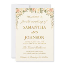 Vintage Ivory Elegant Ballroom Wedding