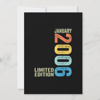 Invitation Vintage Janvier 2006 17 Ans 17 Ans Bo