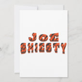 Invitation Vintage Joe Shiesty - Football Cincinnati (Dos)