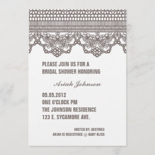 Invitation VINTAGE LACE