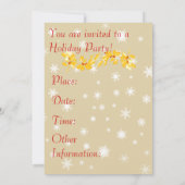 Invitation vintage les années 50 Christmas Girl (Dos)