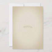 Invitation Vintage Letterpress Client Appréciation Business (Dos)