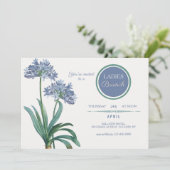 Invitation Vintage Lily Brunch (Debout devant)