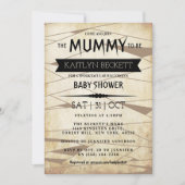 Invitation Vintage maman | Baby shower Halloween (Devant)