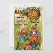 Invitation Vintage Mare Halloween Rave Party (Devant)