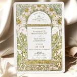 Invitation Vintage Margherite Daisy Mariage Art Nouveau Mucha<br><div class="desc">Invitations de mariage Art Nouveau Vintage par Alphonse Mucha dans un design floral, romantique et fantaisiste. Les fleurs victoriennes complètent les polices art déco classiques. Entrez vos informations personnalisées, et vous avez terminé. Si vous souhaitez modifier la conception, cliquez simplement sur le bouton bleu "Customiser". Merci tellement pour considérer mon...</div>