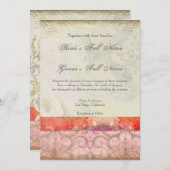 Invitation Vintage moderne Baroque serpente Rêves Mariages, r (Devant / Derrière)