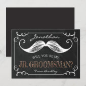 INVITATION VINTAGE MON PREMIER GARÇON D'HONNEUR | GARÇONS D'H (Devant / Derrière)