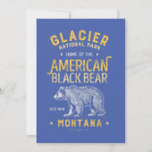 Invitation Vintage Montana Bear (Dos)