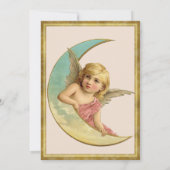 Invitation vintage Moon Angel (Dos)
