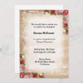 Invitation Vintage music (Devant / Derrière)