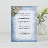 Invitation Vintage music (Debout devant)