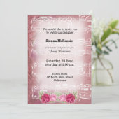 Invitation Vintage music (Debout devant)