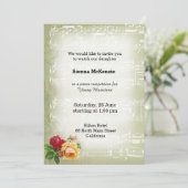 Invitation Vintage music (Debout devant)