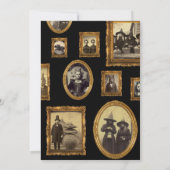 Invitation Vintage Oddities Éffrayante Halloween (Dos)