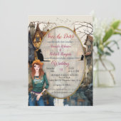 Invitation Vintage Old Amsterdam Art (Debout devant)