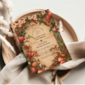 Invitation Vintage Orchard Botanical Wedding