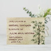 Invitation Vintage Oriental Bamboo 1 (Debout devant)