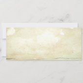 Invitation Vintage Palms Passe Mariage de bateau (Dos)