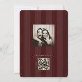 Invitation Vintage Paper Lace Burgundy Wedding (Dos)