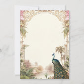 Invitation Vintage Peacock Indian Wedding Bridal Shower (Dos)