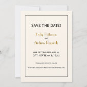 Invitation Vintage Peacocks Monogram Ivory BG (Dos)