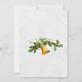 Invitation vintage Père Noël Christmas Party (Dos)