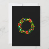 Invitation Vintage personnalisé Camion rouge Noël (Dos)