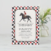 Invitation vintage pour une soirée Kentucky Derby (Debout devant)