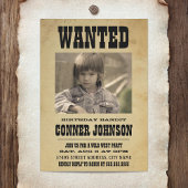 Invitation Vintage Recherchée Anniversaire