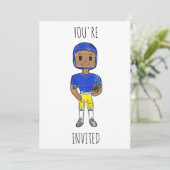 Invitation vintage retro (Debout devant)