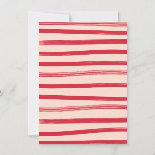 Invitation Vintage Retro Père Noël Noël (Dos)