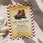 Invitation Vintage Retro Roller Sking fête d'anniversaire<br><div class="desc">Patinage à roulettes,  anniversaires et style vintage se réunissent en un invitation épique ! Préparez-vous à amener votre fête au niveau suivant avec nos Invitations Vintages de patinage à roulettes Anniversaire. Parfaits pour tous les âges,  ces invitations sont faciles à personnaliser et donneront le ton d'une célébration mémorable.</div>