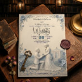 Invitation Vintage Romantic Chapel Wedding