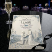 Invitation Vintage Romantic Chapel Wedding