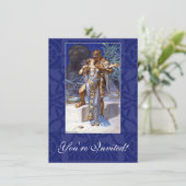 Invitation Vintage romantique couple Anthony et Cléopâtre Kis (Debout devant)