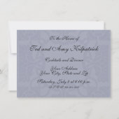 Invitation Vintage romantique couple Anthony et Cléopâtre Kis (Dos)